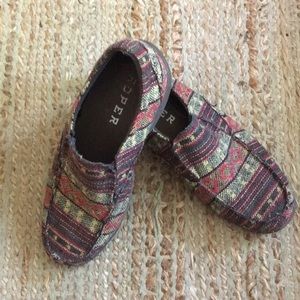 ROPER Aztec woven driving mocs